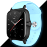 Strap-it® Strap-it Xiaomi Amazfit GTS lichtgevend siliconen bandje (blauw) Strap-it® Strap-it Xiaomi Amazfit GTS lichtgevend siliconen bandje (blauw)