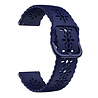 Strap-it® Strap-it Amazfit GTS 3 siliconen bandje met patroon (donkerblauw) Strap-it® Strap-it Amazfit GTS 3 siliconen bandje met patroon (donkerblauw)