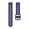 Strap-it® Strap-it Amazfit GTS 3 siliconen bandje met patroon (donkerblauw) Strap-it® Strap-it Amazfit GTS 3 siliconen bandje met patroon (donkerblauw)