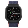 Strap-it® Strap-it Fitbit Sense 2 nylon bandje (bright powder) Strap-it® Strap-it Fitbit Sense 2 nylon bandje (bright powder)