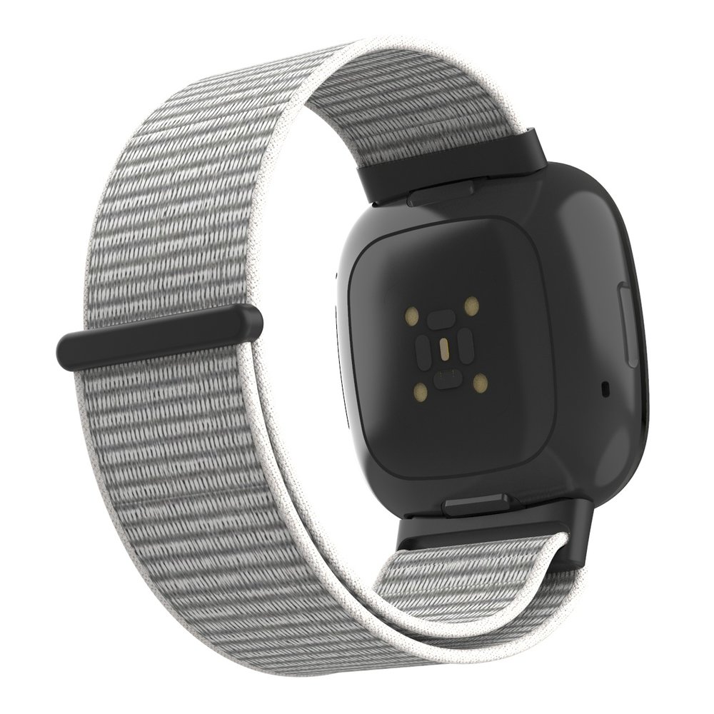 Strap-it® Strap-it Fitbit Sense 2 nylon bandje (zeeschelp)