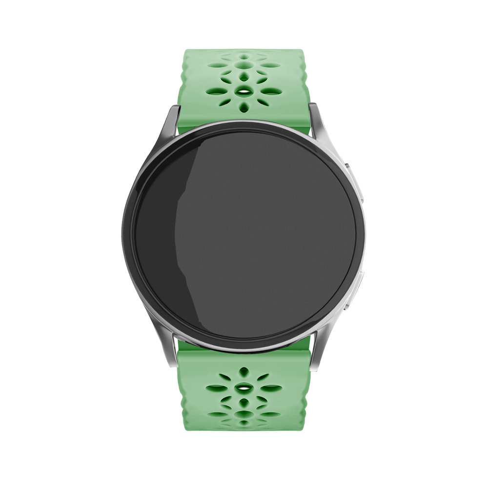 Strap-it® Strap-it Honor Magic Watch 2 42mm siliconen bandje met patroon (groen)