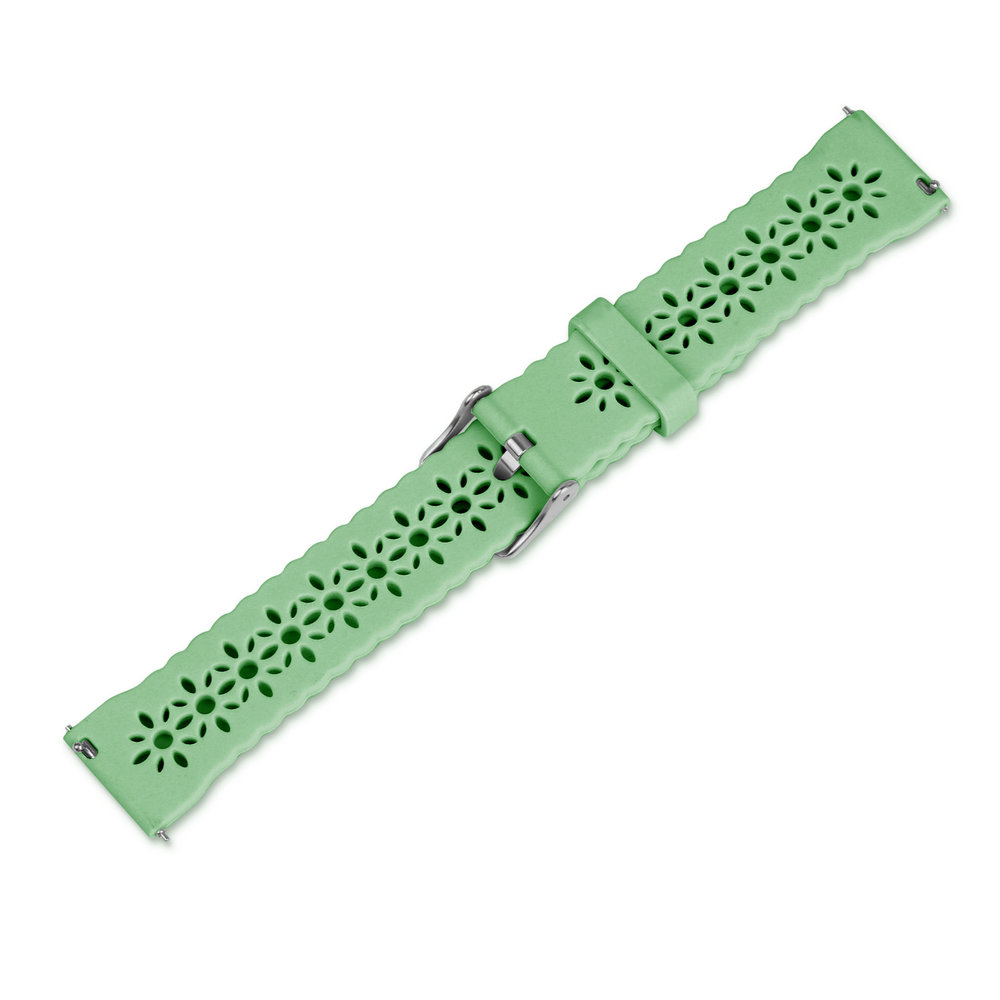 Strap-it® Strap-it Polar Ignite 2 siliconen bandje met patroon (groen)