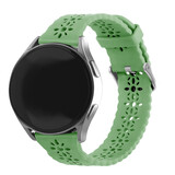 Strap-it® Polar Ignite siliconen bandje met patroon (groen)