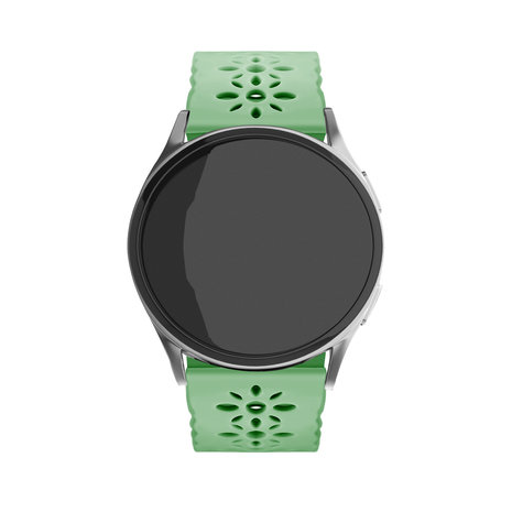 Strap-it® Strap-it Samsung Galaxy Watch 5 44mm siliconen bandje met patroon (groen) Strap-it® Strap-it Samsung Galaxy Watch 5 44mm siliconen bandje met patroon (groen)