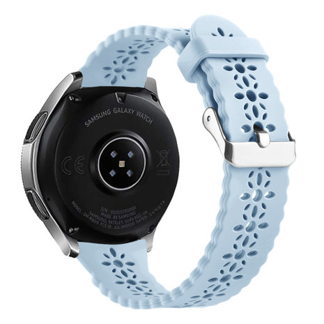 Strap-it® Strap-it Polar Ignite siliconen bandje met patroon (mist blauw)