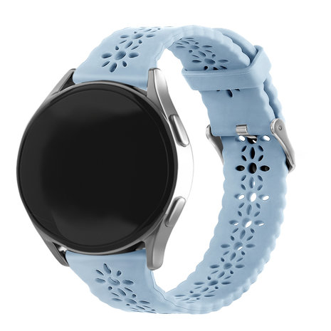 Strap-it® Strap-it Polar Unite siliconen bandje met patroon (mist blauw)