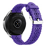 Strap-it® Strap-it Honor Magic Watch 2 42mm siliconen bandje met patroon (donkerpaars) Strap-it® Strap-it Honor Magic Watch 2 42mm siliconen bandje met patroon (donkerpaars)