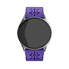 Strap-it® Strap-it Honor Magic Watch 2 42mm siliconen bandje met patroon (donkerpaars) Strap-it® Strap-it Honor Magic Watch 2 42mm siliconen bandje met patroon (donkerpaars)