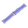 Strap-it® Strap-it Amazfit GTS 3 siliconen bandje met patroon (lila) Strap-it® Strap-it Amazfit GTS 3 siliconen bandje met patroon (lila)