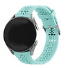 Strap-it® Strap-it Samsung Galaxy Watch 4 44mm siliconen bandje met patroon (blue sea green) Strap-it® Strap-it Samsung Galaxy Watch 4 44mm siliconen bandje met patroon (blue sea green)