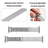 Strap-it® Strap-it Apple Watch stalen loop bandje (zilver) Strap-it® Strap-it Apple Watch stalen loop bandje (zilver)