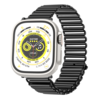Strap-it® Strap-it Apple Watch stalen loop bandje (zwart) Strap-it® Strap-it Apple Watch stalen loop bandje (zwart)
