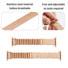 Strap-it® Strap-it Apple Watch stalen loop bandje (rosé goud) Strap-it® Strap-it Apple Watch stalen loop bandje (rosé goud)