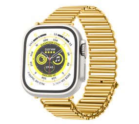 Strap-it® Apple Watch stalen loop bandje (goud) Strap-it® Apple Watch stalen loop bandje (goud)