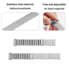 Strap-it® Strap-it Amazfit GTS 3 stalen loop bandje (zilver) Strap-it® Strap-it Amazfit GTS 3 stalen loop bandje (zilver)