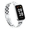 Strap-it® Strap-it Xiaomi Redmi Smart Band 2 stalen band (zilver) Strap-it® Strap-it Xiaomi Redmi Smart Band 2 stalen band (zilver)