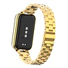 Strap-it® Strap-it Xiaomi Redmi Smart Band 2 stalen band (goud) Strap-it® Strap-it Xiaomi Redmi Smart Band 2 stalen band (goud)