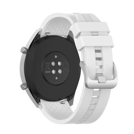Strap-it® Strap-it Samsung Galaxy Watch 3 45mm extreme silicone band (wit)