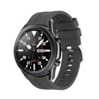 Strap-it® Strap-it Samsung Galaxy Watch 3 45mm extreme silicone band (donkergrijs)