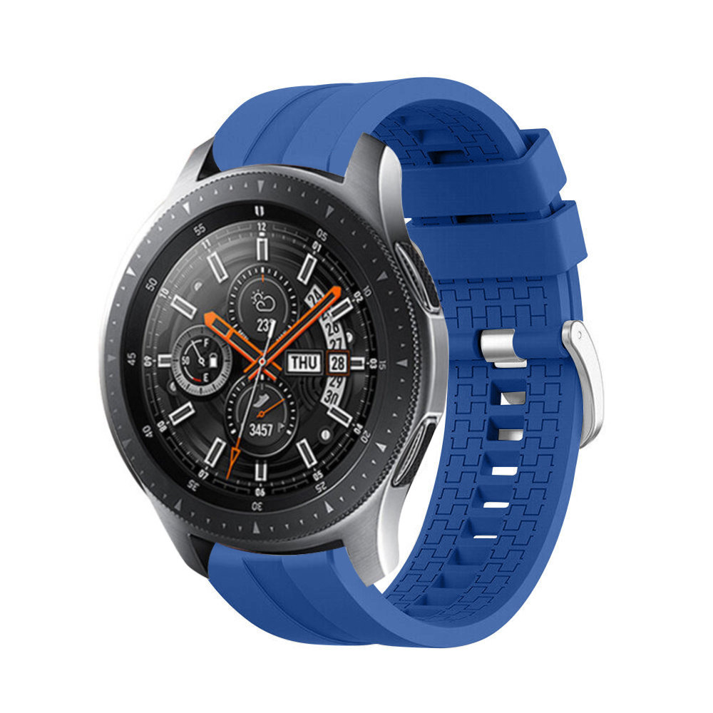 Strap-it® Strap-it Samsung Galaxy Watch 46mm extreme silicone band (blauw)