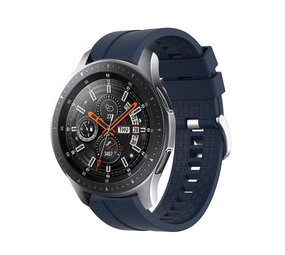 Strap-it® Samsung Galaxy Watch 46mm extreme silicone band (donkerblauw)