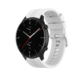 Strap-it® Amazfit GTR 2 extreme silicone band (wit)