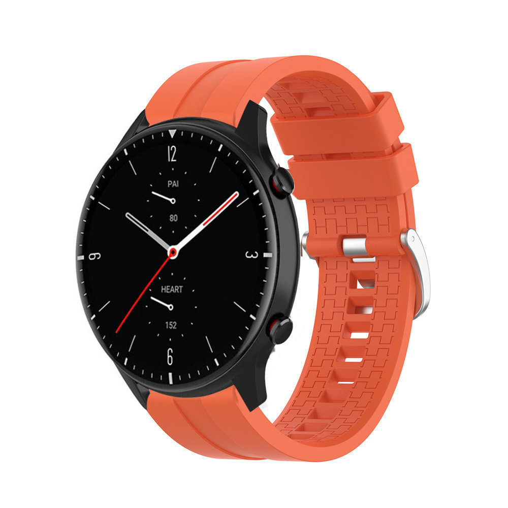 Strap-it® Strap-it Amazfit GTR 2 extreme silicone band (oranje)