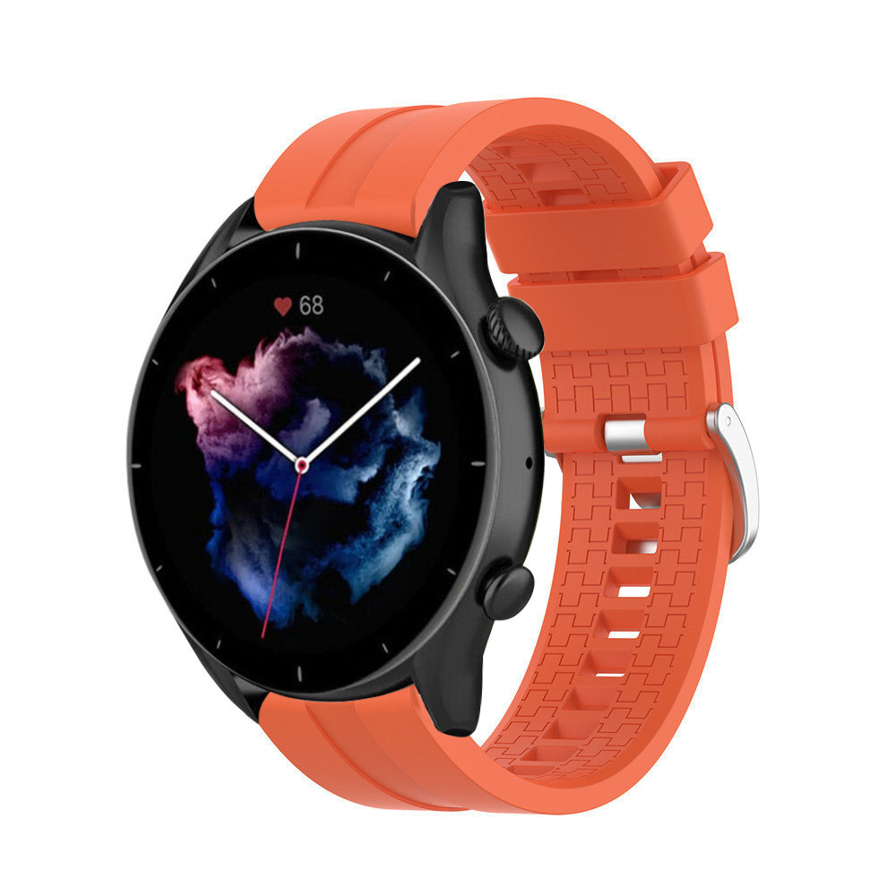 Strap-it® Strap-it Amazfit GTR 3 (Pro) extreme silicone band (oranje)