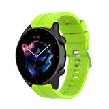 Strap-it® Amazfit GTR 3 (Pro) extreme silicone band (lime)