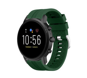 Strap-it® Fossil Gen 5 extreme silicone band (legergroen)
