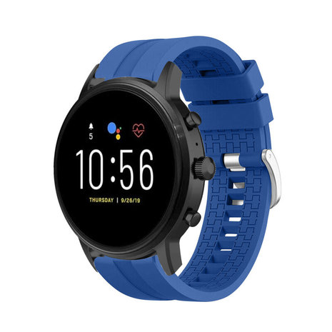 Strap-it® Strap-it Fossil Gen 5 extreme silicone band (blauw)