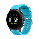 Strap-it® Fossil Gen 5 extreme silicone band (lichtblauw)