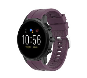 Strap-it® Fossil Gen 5 extreme silicone band (paars)