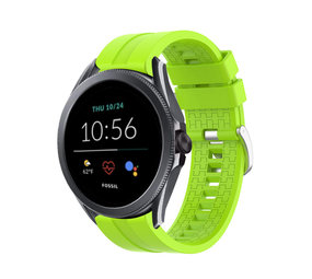 Strap-it® Fossil Gen 5e 44mm extreme silicone band (lime)