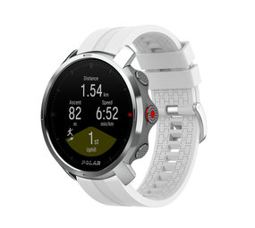 Strap-it® Polar Grit X extreme silicone band (wit)