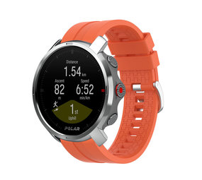 Strap-it® Polar Grit X extreme silicone band (oranje)