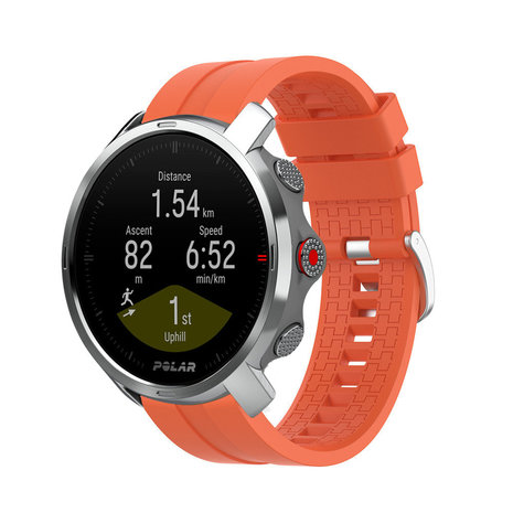 Strap-it® Strap-it Polar Grit X extreme silicone band (oranje)