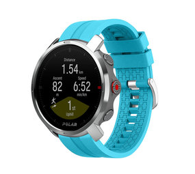 Strap-it® Polar Grit X extreme silicone band (lichtblauw)