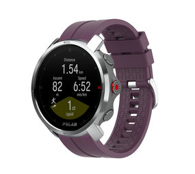Strap-it® Polar Grit X extreme silicone band (paars)