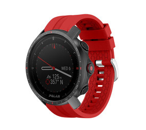 Strap-it® Polar Grit X Pro extreme silicone band (rood)