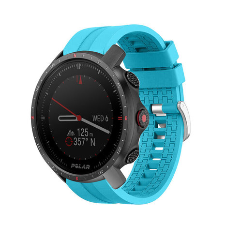 Strap-it® Strap-it Polar Grit X Pro extreme silicone band (lichtblauw)