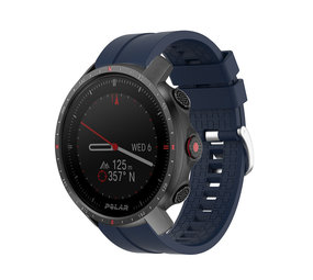 Strap-it® Polar Grit X Pro extreme silicone band (donkerblauw)