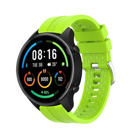 Strap-it® Strap-it Xiaomi Mi Watch extreme silicone band (lime)
