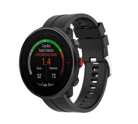 Strap-it® Polar Vantage M extreme silicone band (zwart)
