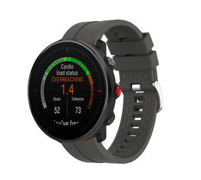 Strap-it® Polar Vantage M extreme silicone band (donkergrijs)