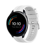 Strap-it® OnePlus Watch extreme silicone band (wit)