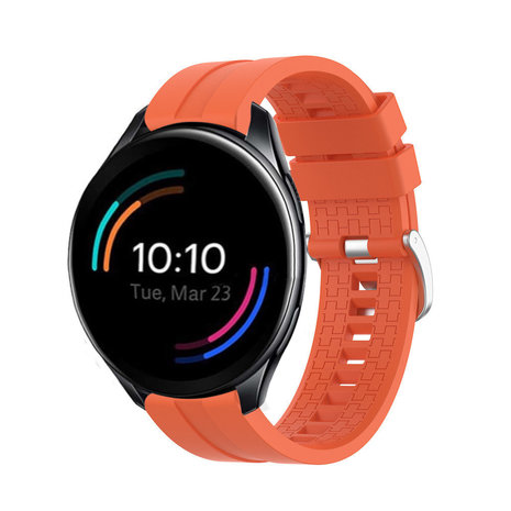 Strap-it® Strap-it OnePlus Watch extreme silicone band (oranje)