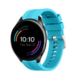Strap-it® OnePlus Watch extreme silicone band (lichtblauw)