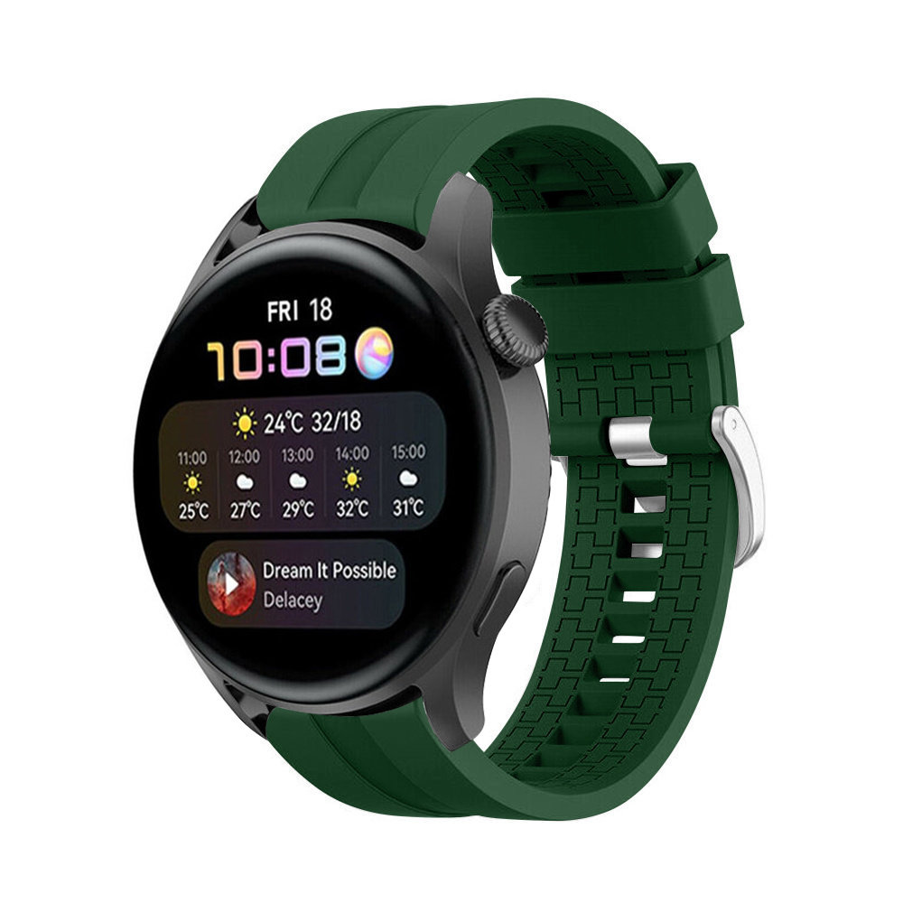 Strap-it® Strap-it Huawei Watch 3 (Pro) extreme silicone band (legergroen) Strap-it® Strap-it Huawei Watch 3 (Pro) extreme silicone band (legergroen)